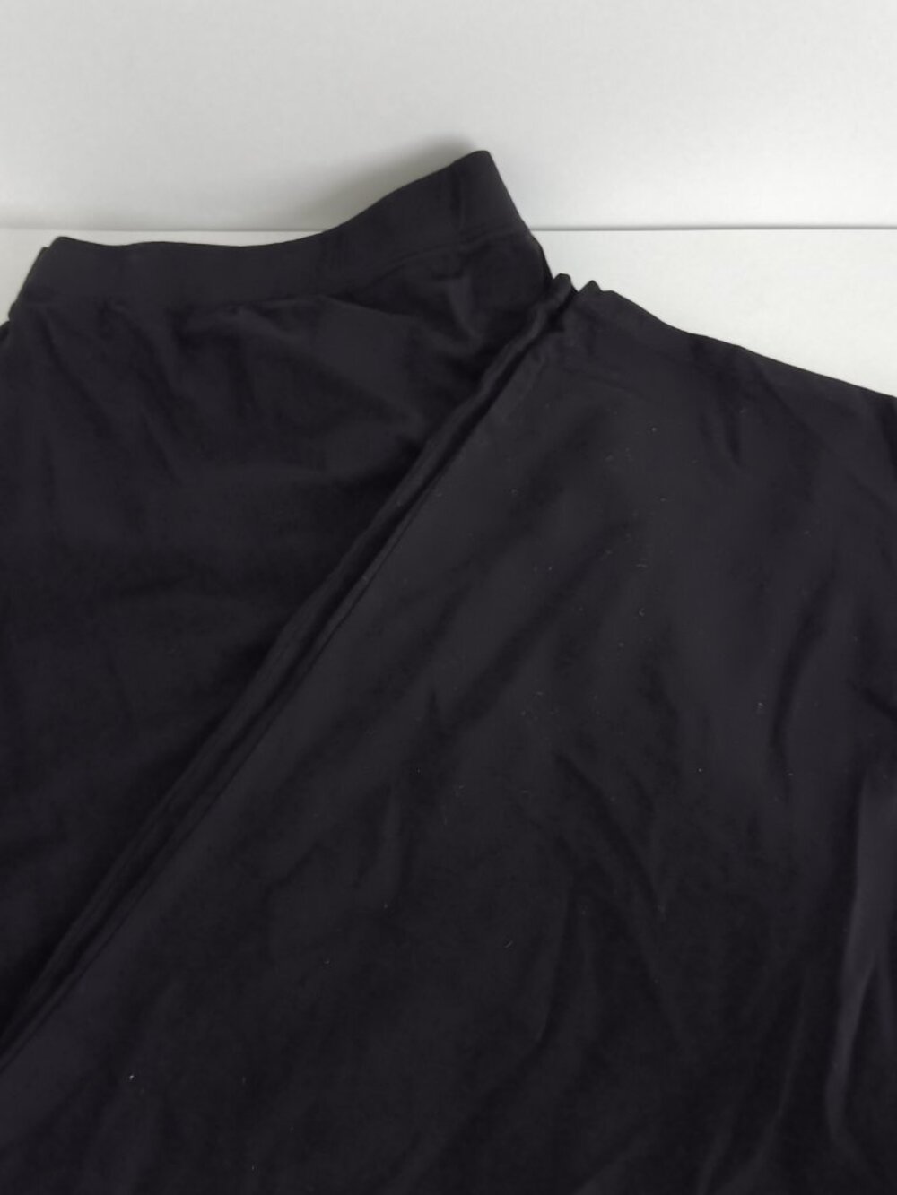 Cuddl Duds Cottonwear+ Crochet Trim Straight Leg Pant, Black Sz 2X a694390 - Picture 3 of 4